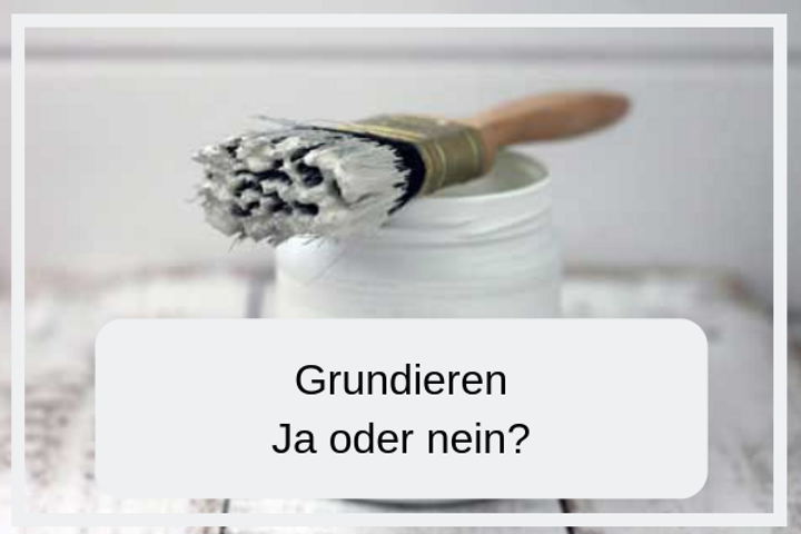 Möbel streichen und richtig grundieren