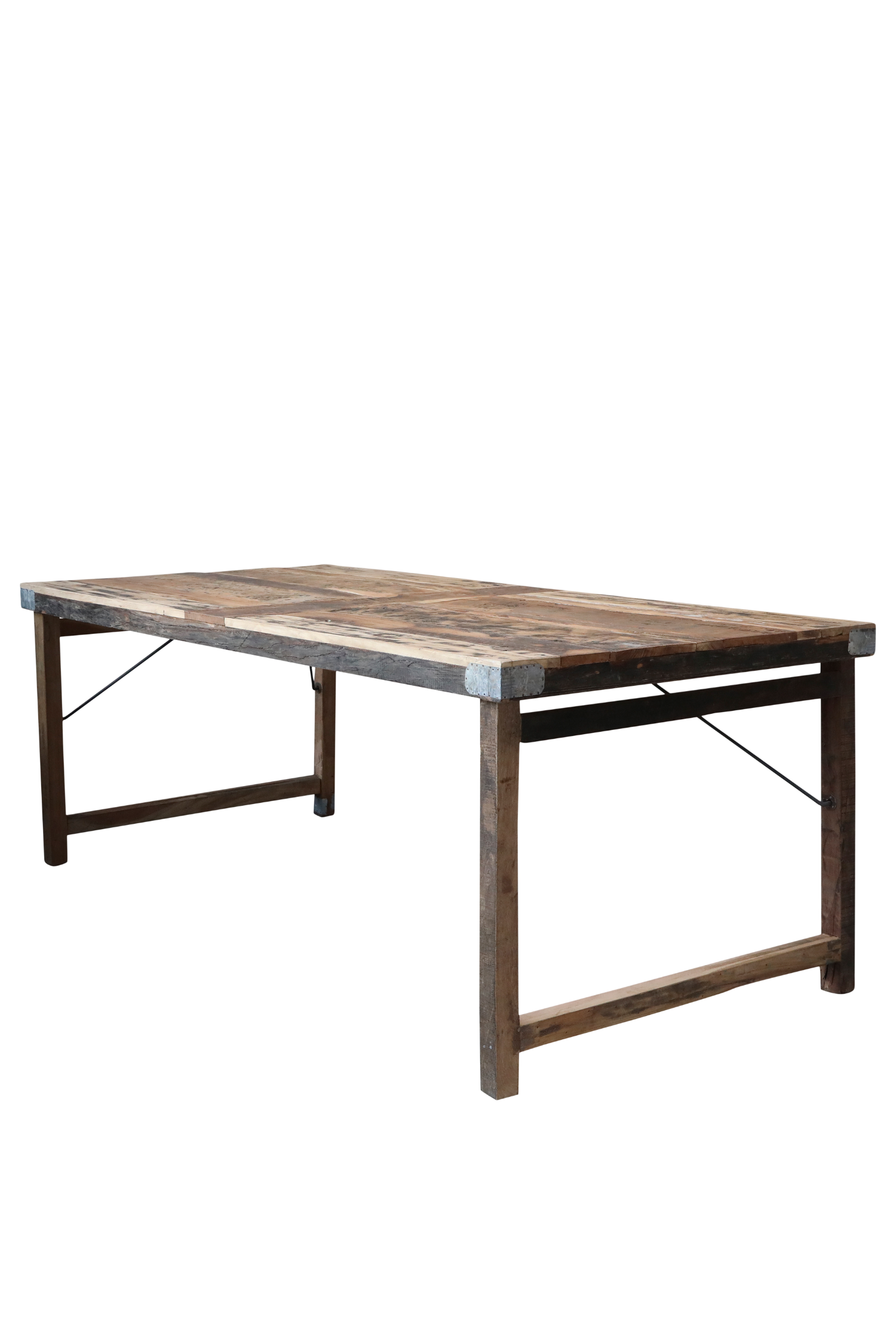 Grimaud Esstisch 100x200 aus recyceltem Holz