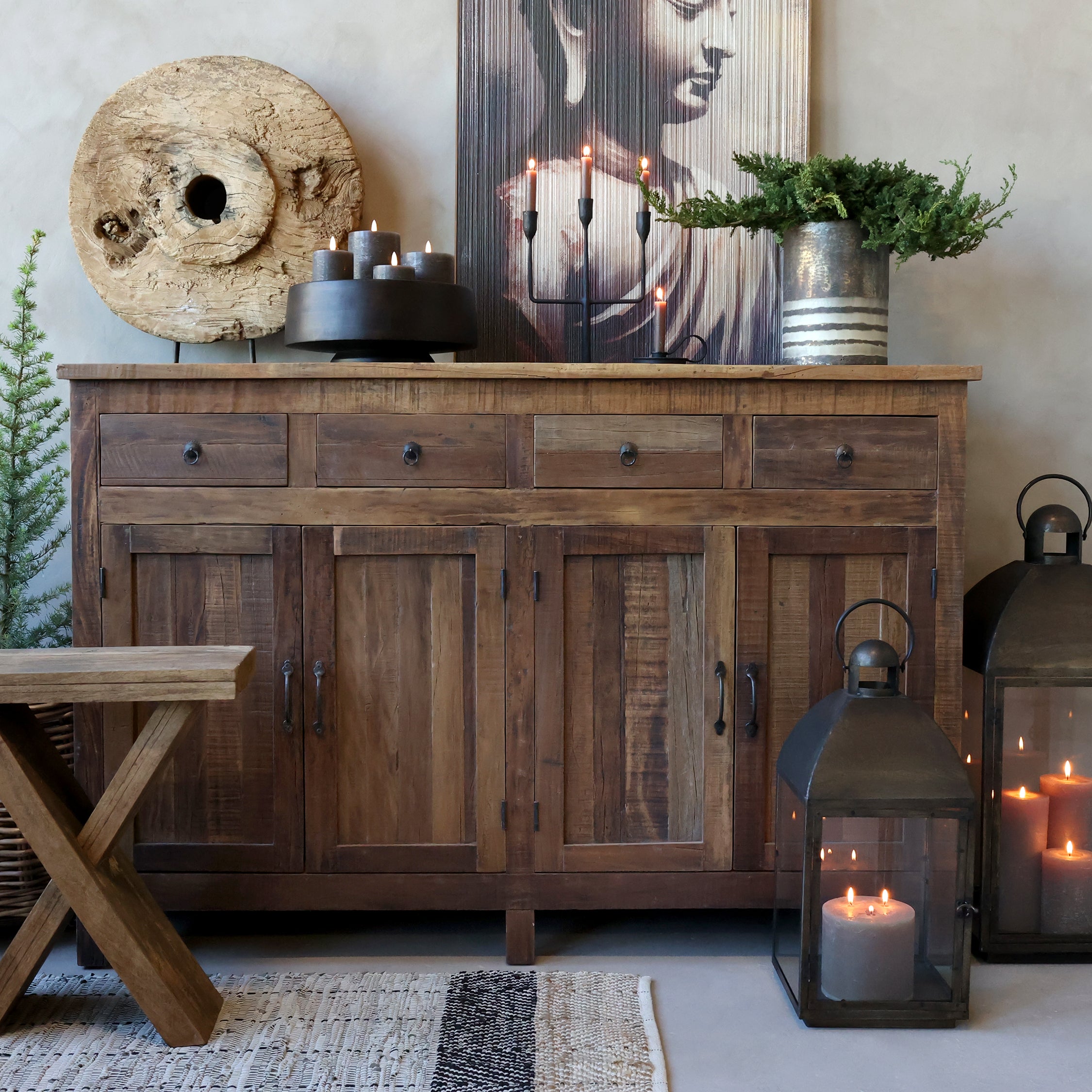 Grimaud Sideboard 4 Türen 4 Schubladen