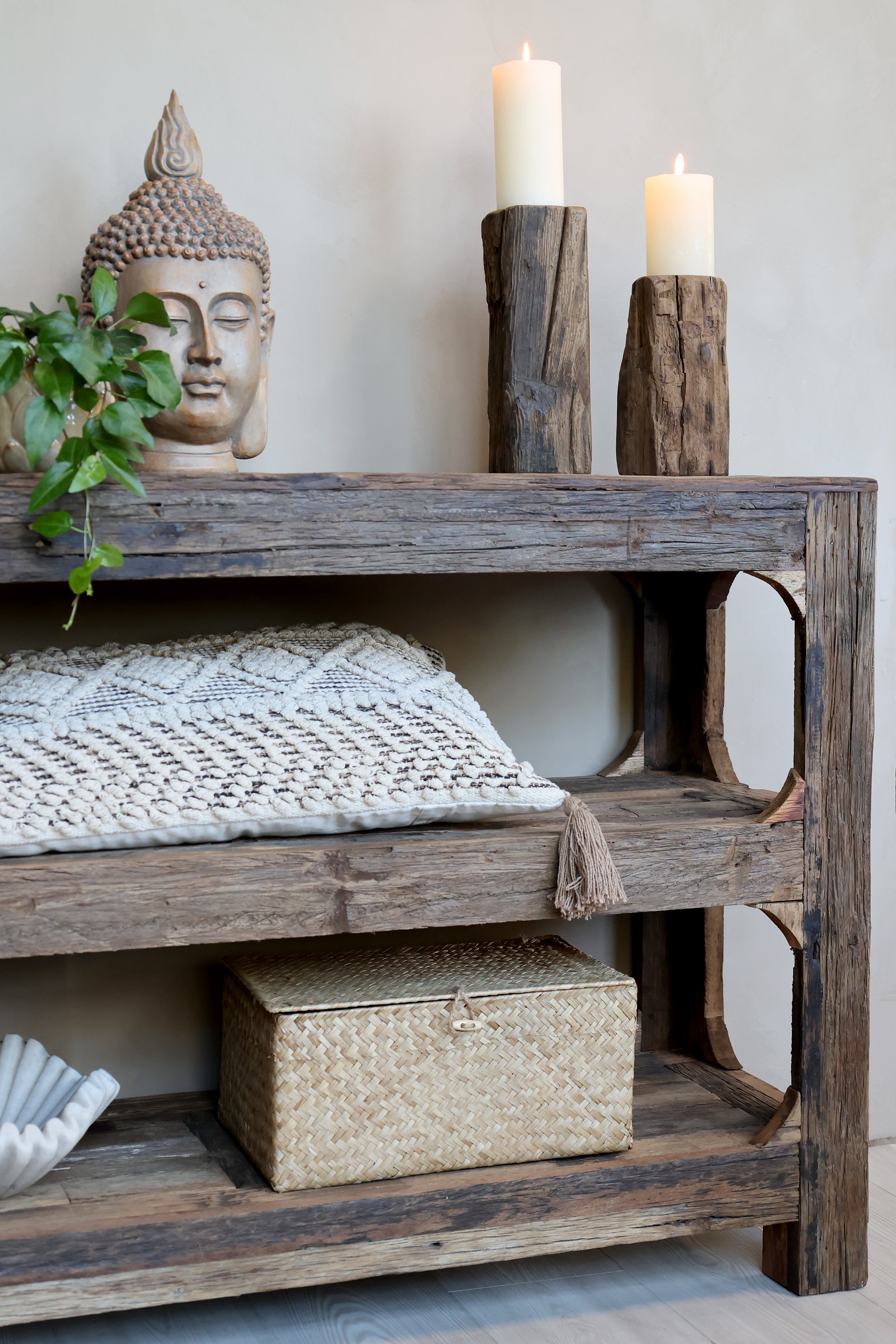 Grimaud Regal mit 3 Böden - aus recyceltem Holz