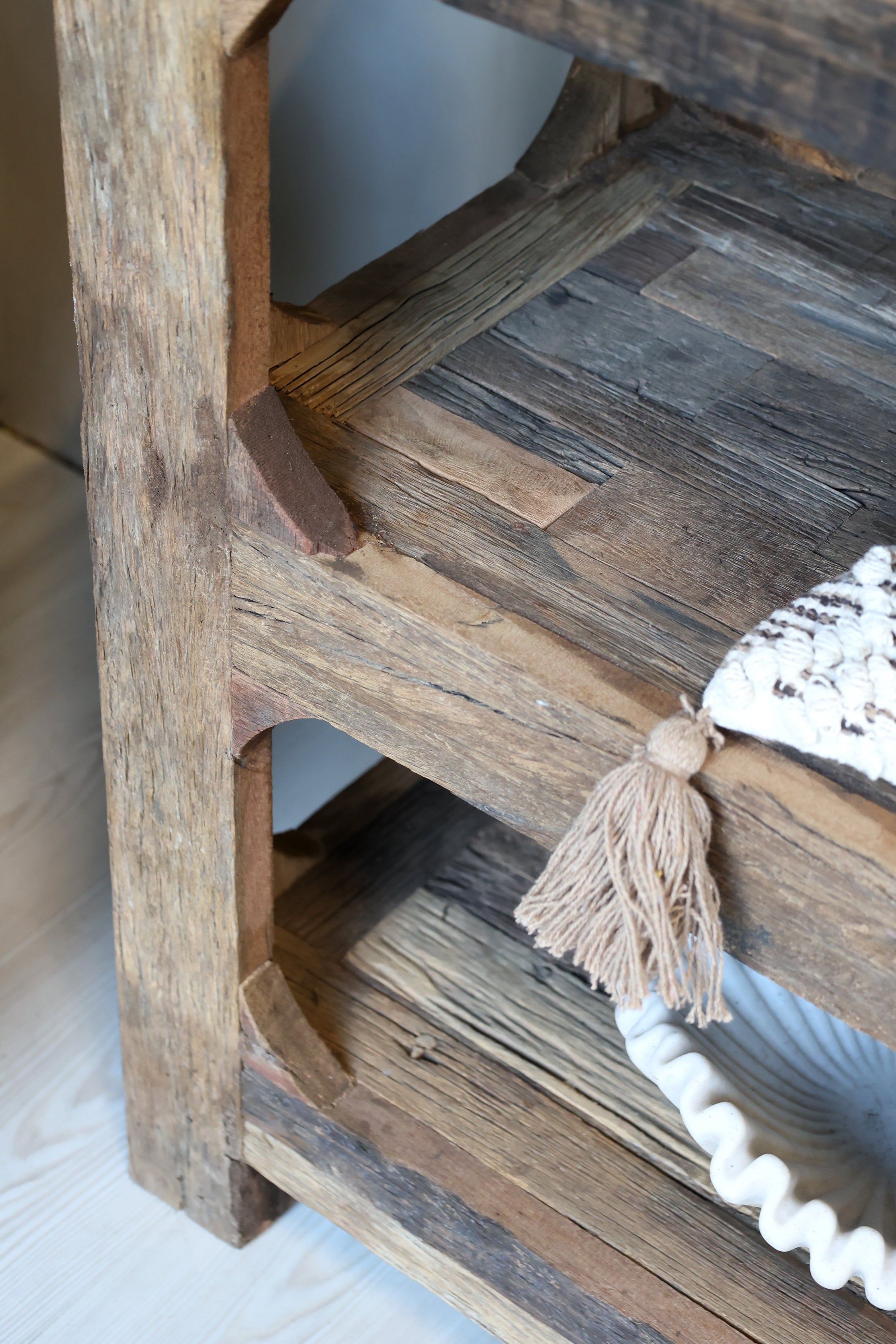 Grimaud Regal mit 3 Böden - aus recyceltem Holz