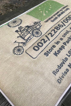 Sitzkissen 50x40cm - aus gebrauchtem Kaffeesack