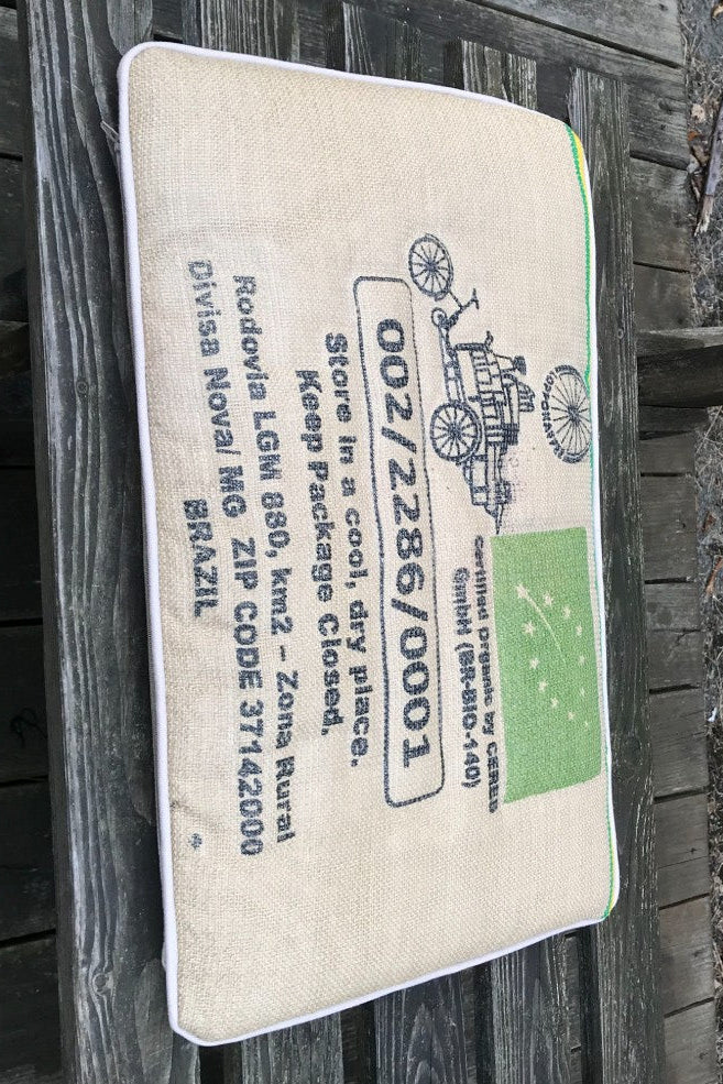 Sitzkissen 50x40cm - aus gebrauchtem Kaffeesack