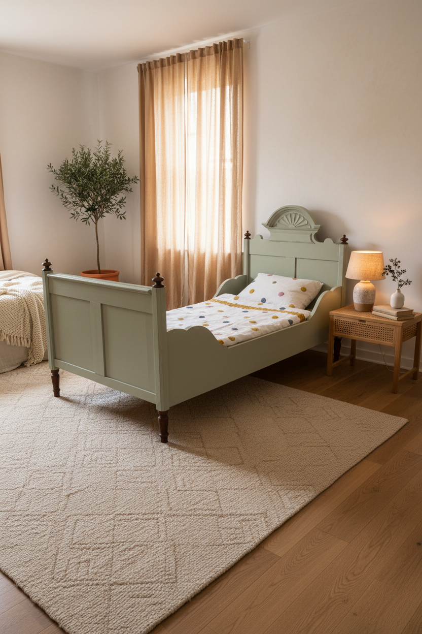 Bett Betti - Massivholz 90x180
