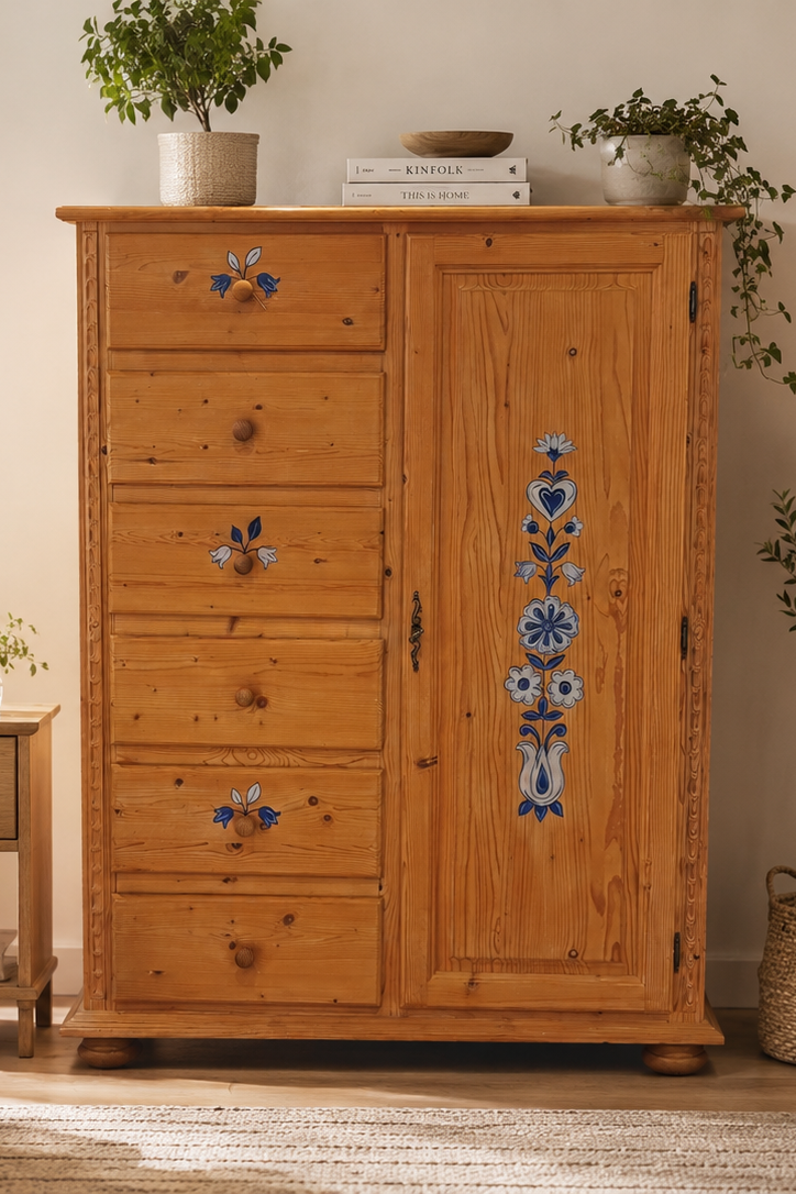 Bauernschrank Trude - Massivholz, Kiefer