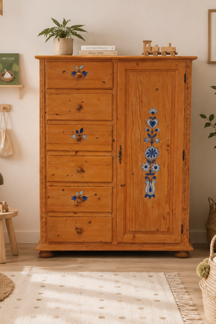 Bauernschrank Trude - Massivholz, Kiefer