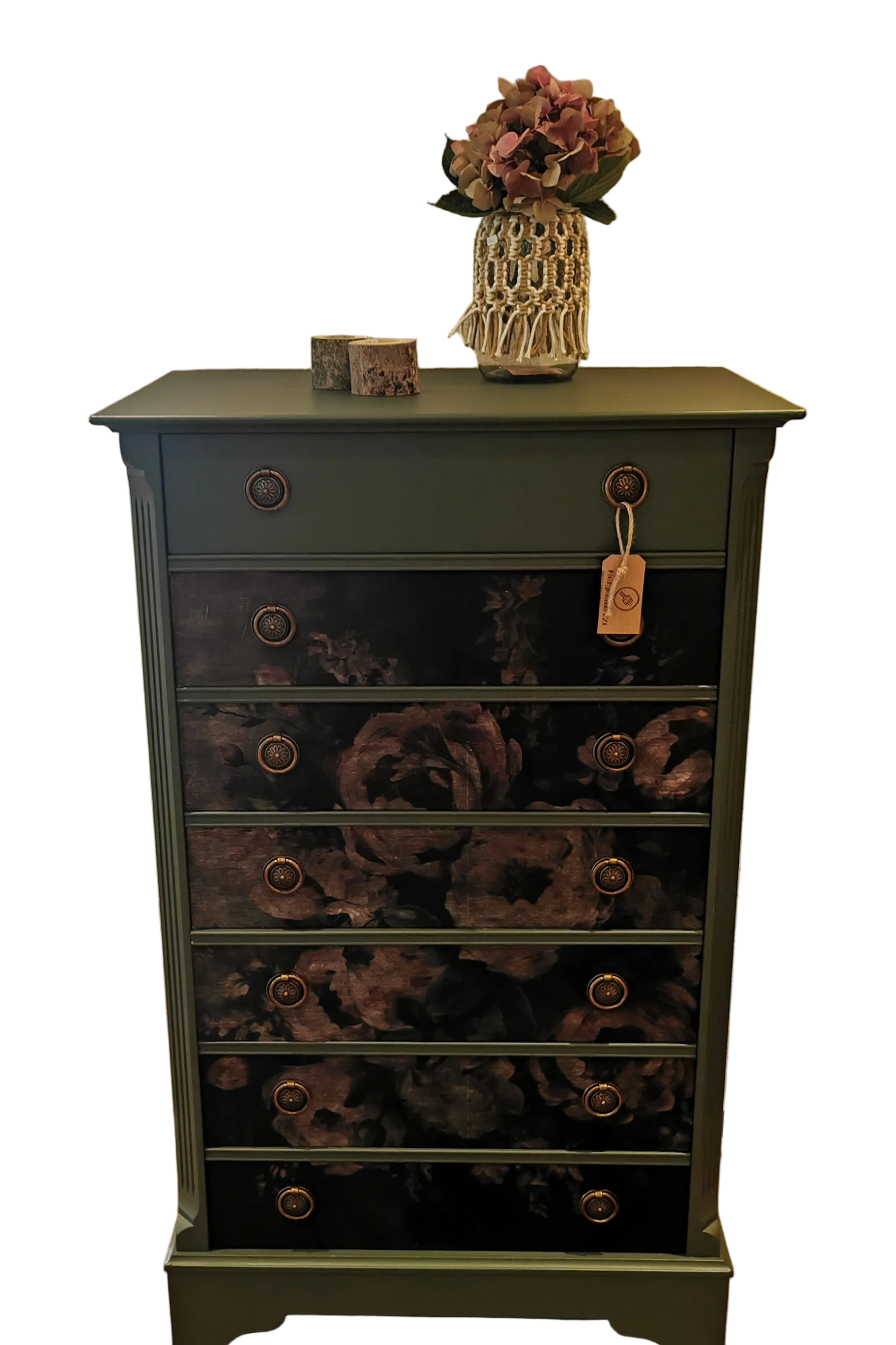 Gloria - Gründerzeitkommode mit Découpage