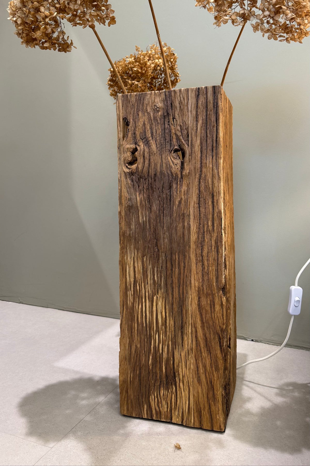 Vase Tilda - recycelter Bootssteg lackiert
