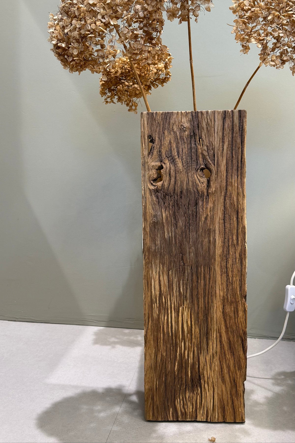 Vase Tilda - recycelter Bootssteg lackiert