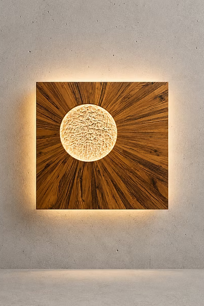 Leuchtobjekt Unikat „Lichtkreis“
