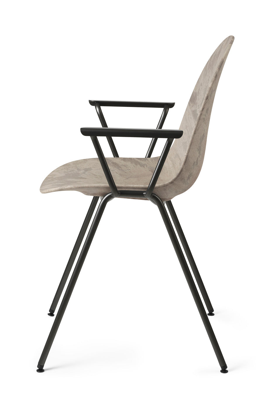 Armlehnstuhl Eternity – aus Holzresten, Wood Waste Grey