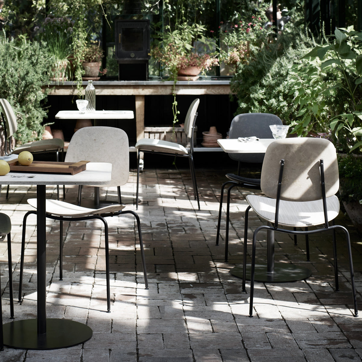 Esszimmerstuhl Compound - aus Kaffeeresten, Coffee Waste Black