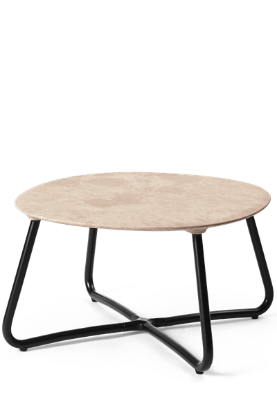 Beistelltisch Lily Side Table H 25 cm - aus Holzresten, Wood Waste Grey – Produktansicht