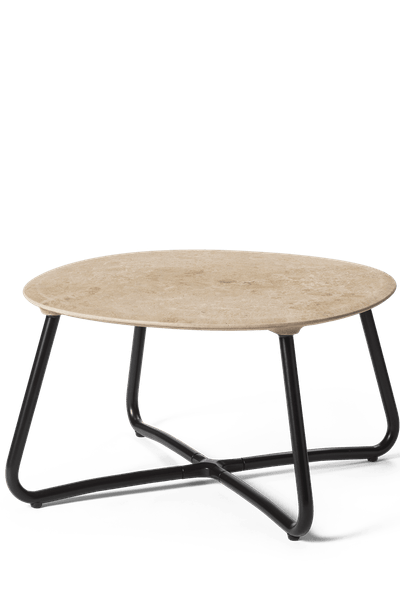 Beistelltisch Lily Side Table H 25 cm - aus Kaffeeresten, Coffee Waste Light – Produktansicht