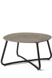Beistelltisch Lily Side Table H 25 cm - aus Kaffeeresten, Coffee Waste Dark – Produktansicht
