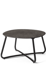 Beistelltisch Lily Side Table H 25 cm - aus Kaffeeresten, Coffee Waste Black – Produktansicht