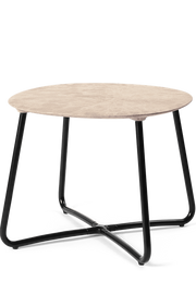 Beistelltisch Lily Side Table H 35 cm - aus Holzresten, Wood Waste Grey – Produktansicht