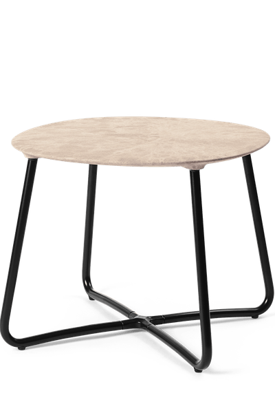 Beistelltisch Lily Side Table H 35 cm - aus Holzresten, Wood Waste Grey – Produktansicht