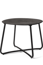 Beistelltisch Lily Side Table H 35 cm - aus Kaffeeresten, Coffee Waste Black – Produktansicht