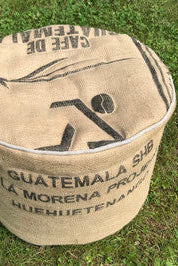 Pouf Guatemala - aus gebrauchtem Kaffeesack