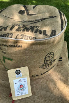 Pouf Guatemala - aus gebrauchtem Kaffeesack