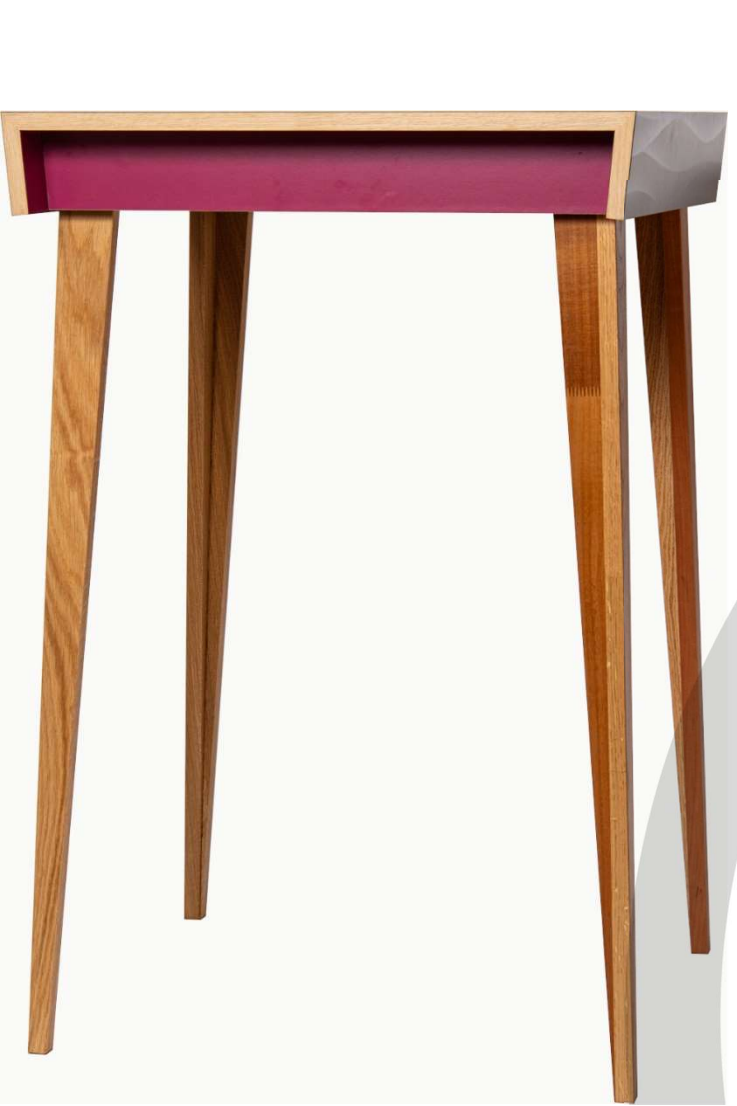 Zaf Stehtisch 65 x 65 x 100cm – Restholz-Unikat direkt vom Schreiner