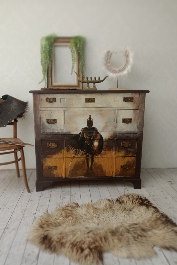 Holzkommode Sparta - Re:design Unikat von Mö.beleben