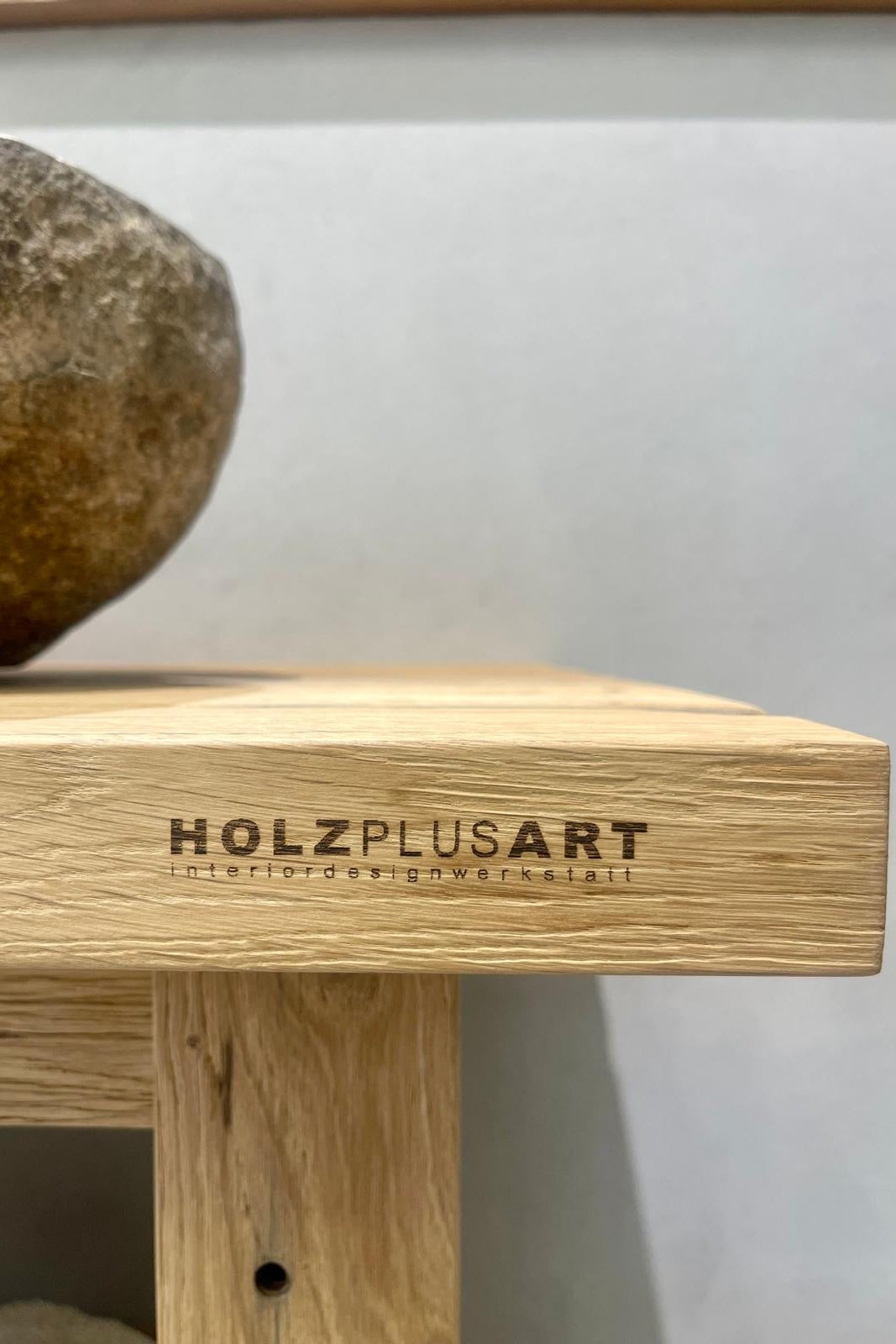 Waschtisch "Strande" - recycelter Bootssteg, hell lackiert