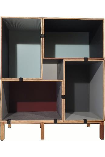 Flexomat modulares Regal aus Restholz