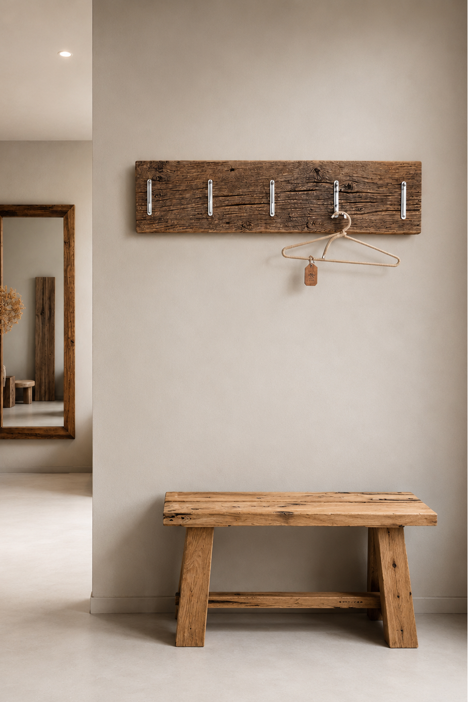 Garderobe Unikat mit fünf Haken