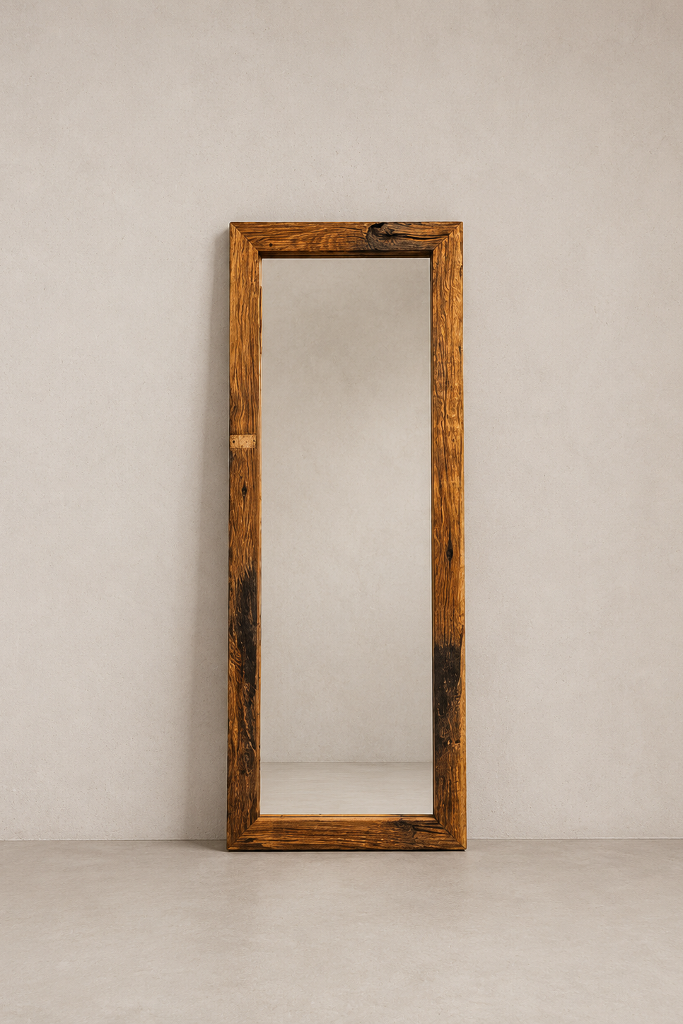 Standspiegel Unikat aus alter Eiche 205 × 74 cm