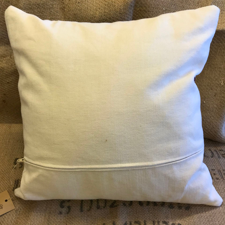 Zierkissen Swiss Water – Rückseite aus Baumwoll-Leinen-Mischgewebe
