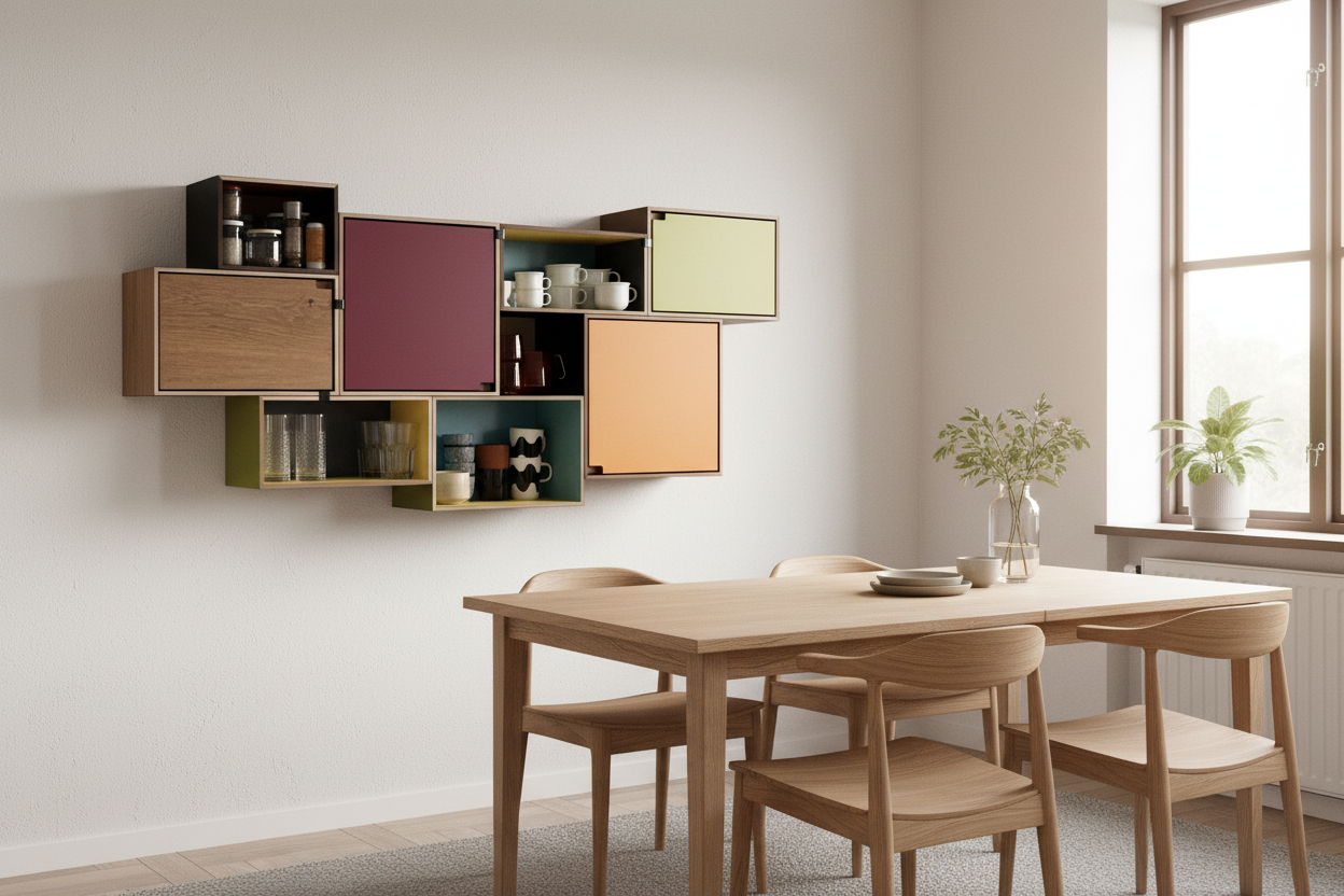 Küchenregal Lorit – Modulares Restholz-Unikat vom Schreiner
