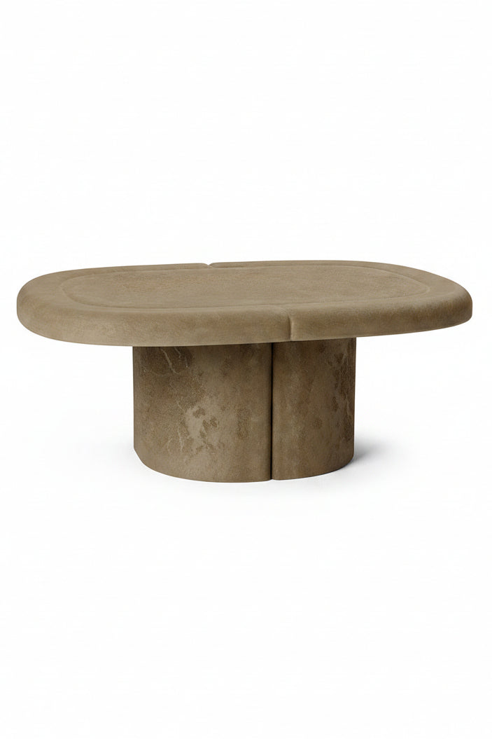 Couchtisch Alder Lounge Table Oval - aus Matek™, Earth Grey