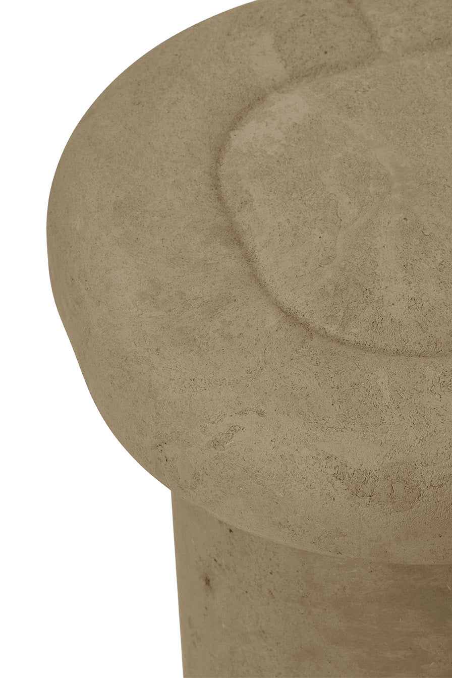Hocker Alder Stool - aus Matek™, Earth Grey