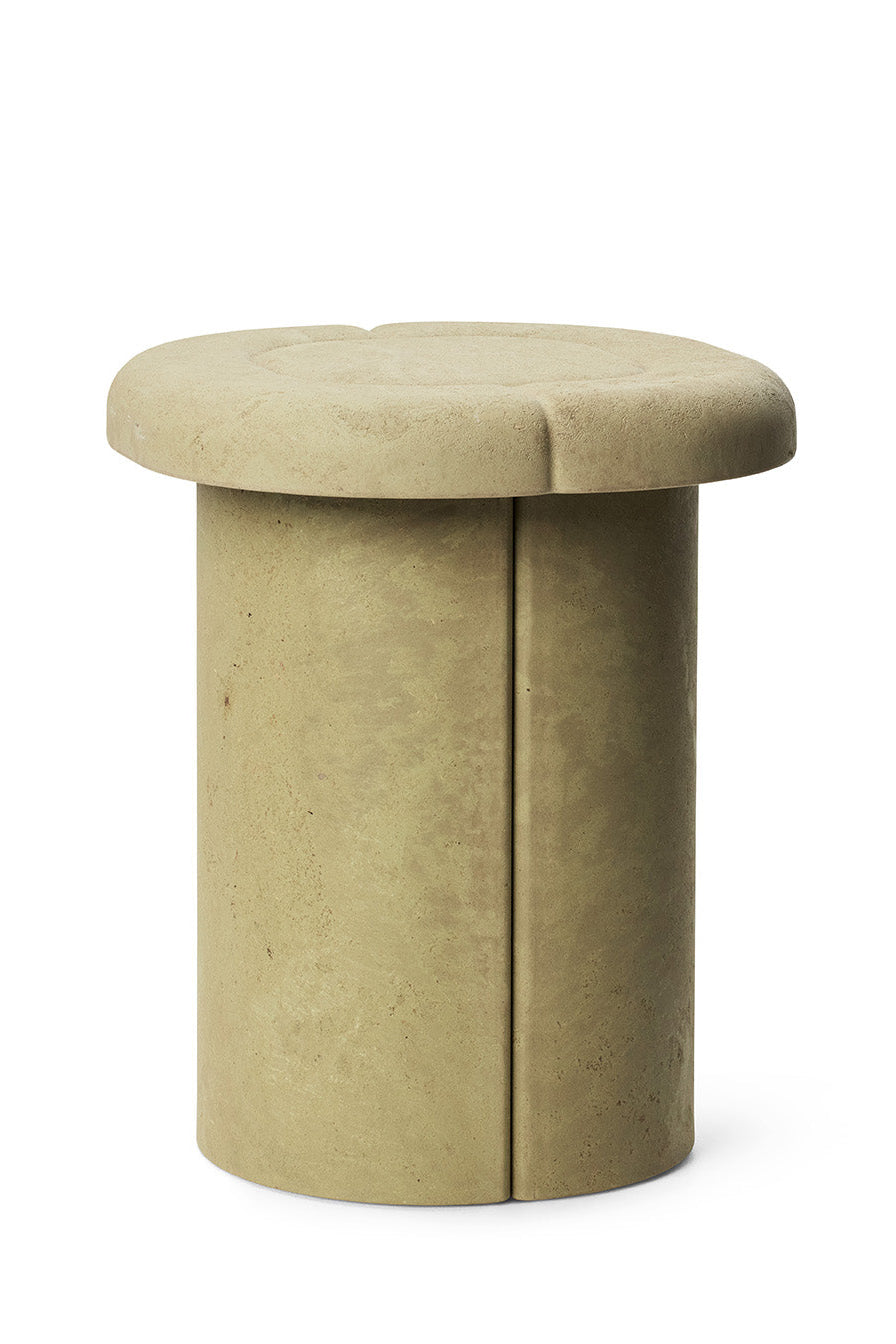 Hocker Alder Stool - aus Matek™, Light Green – Produktansicht
