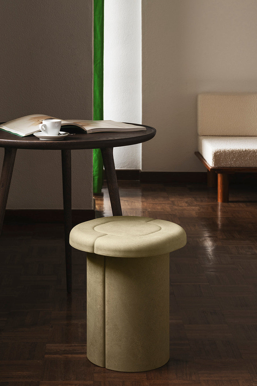 Hocker Alder Stool - aus Matek™, Light Green – weitere Ansicht