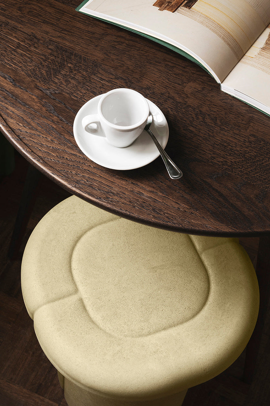 Hocker Alder Stool - aus Matek™, Light Green – weitere Ansicht