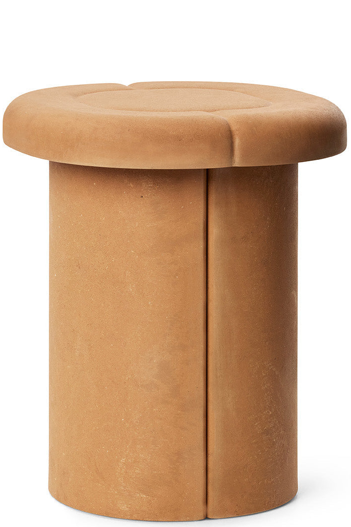 Hocker Alder Stool - aus Matek™, Terracotta