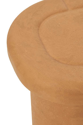 Hocker Alder Stool - aus Matek™, Terracotta – weitere Ansicht