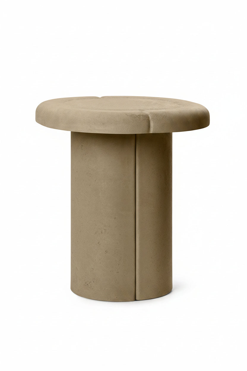 Beistelltisch Alder Side Table - aus Matek™, Earth Grey – Produktansicht