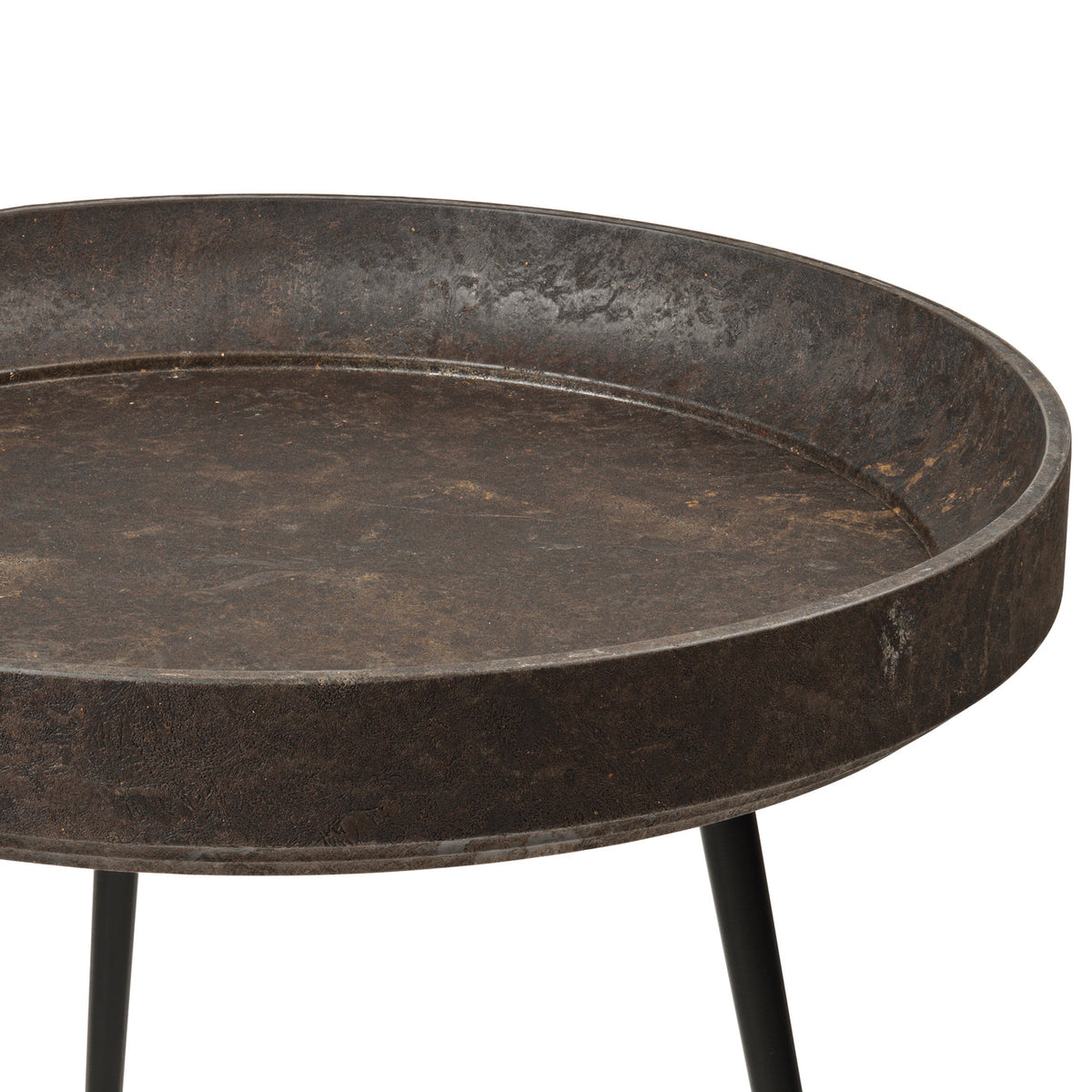 Bowl Table Coffee Waste Black im Wohnambiente