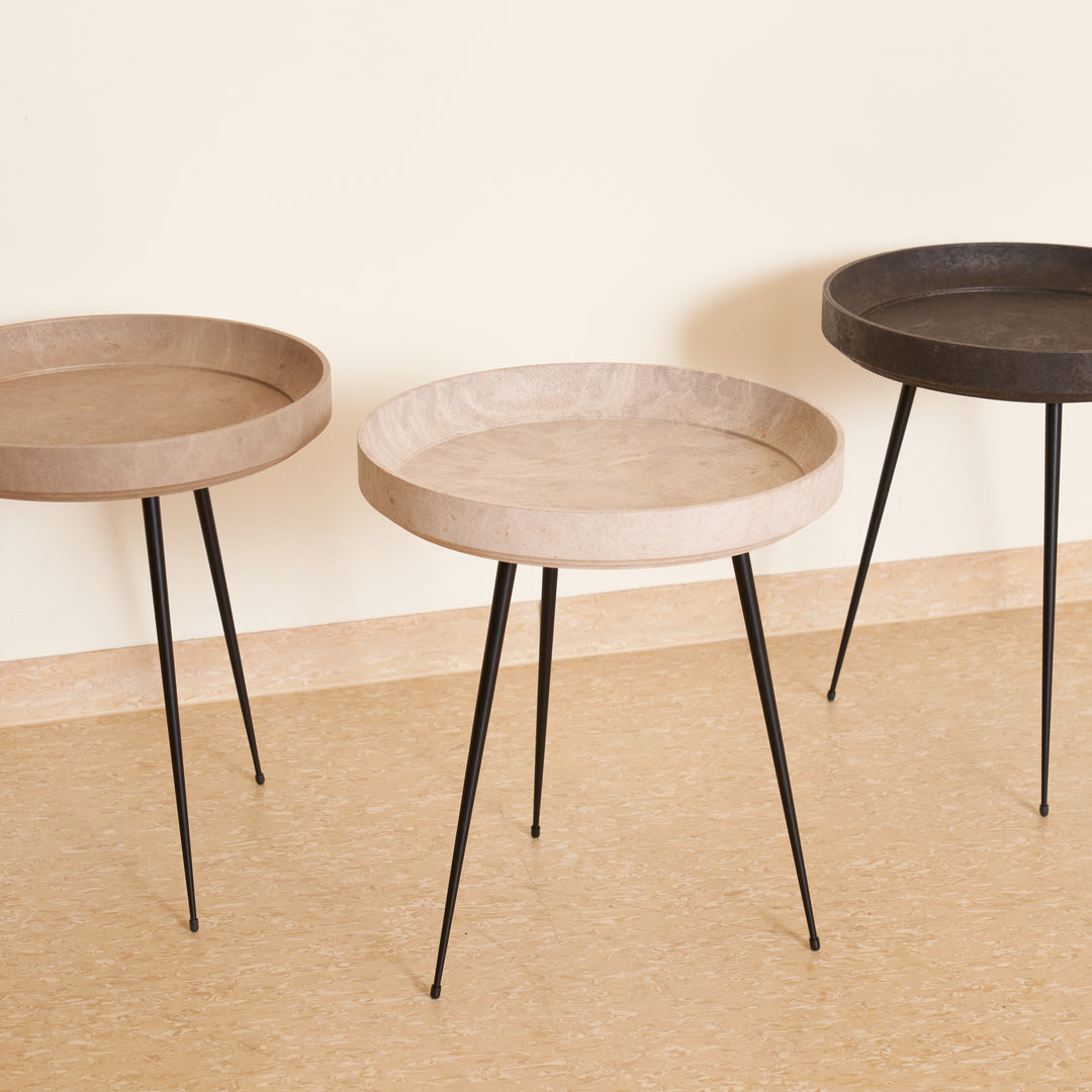 Bowl Table Coffee Waste Black – Detail im Wohnraum