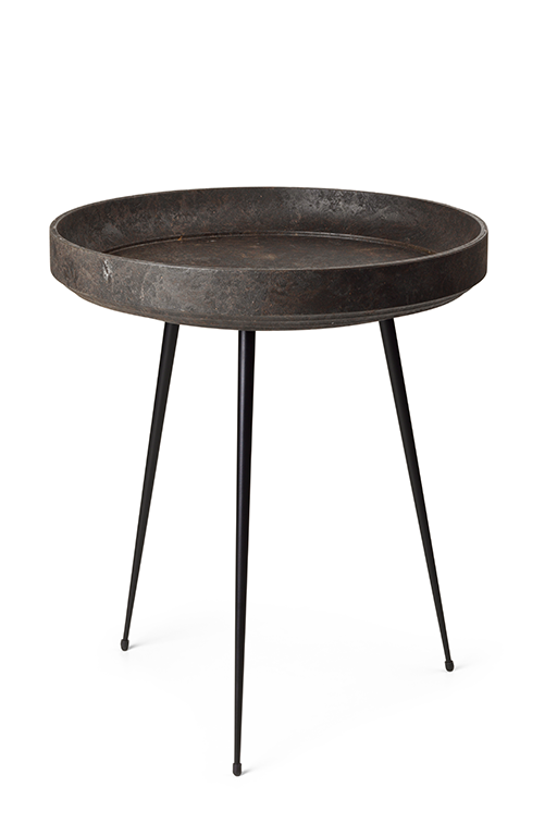 Bowl Table Medium Coffee Waste Black – Vorderansicht
