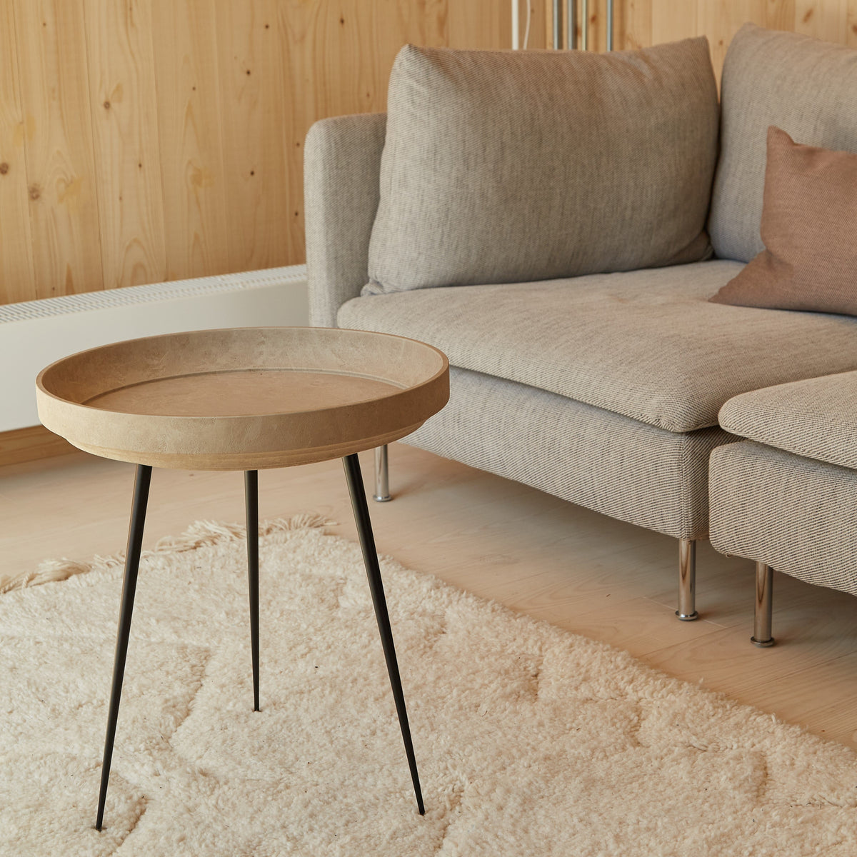 Bowl Table Coffee Waste Light – Material und Einrichtung