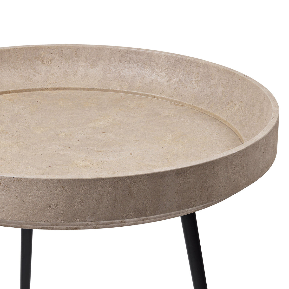 Bowl Table Medium Coffee Waste Light – Detailansicht