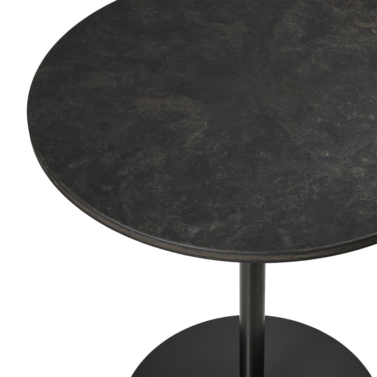 Mater Café Table – Coffee Waste Black – H 71,4 cm – Ø 70 cm – Materialdetail
