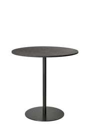 Mater Café Table – Coffee Waste Black – H 71,4 cm – Ø 70 cm – Gesamtansicht