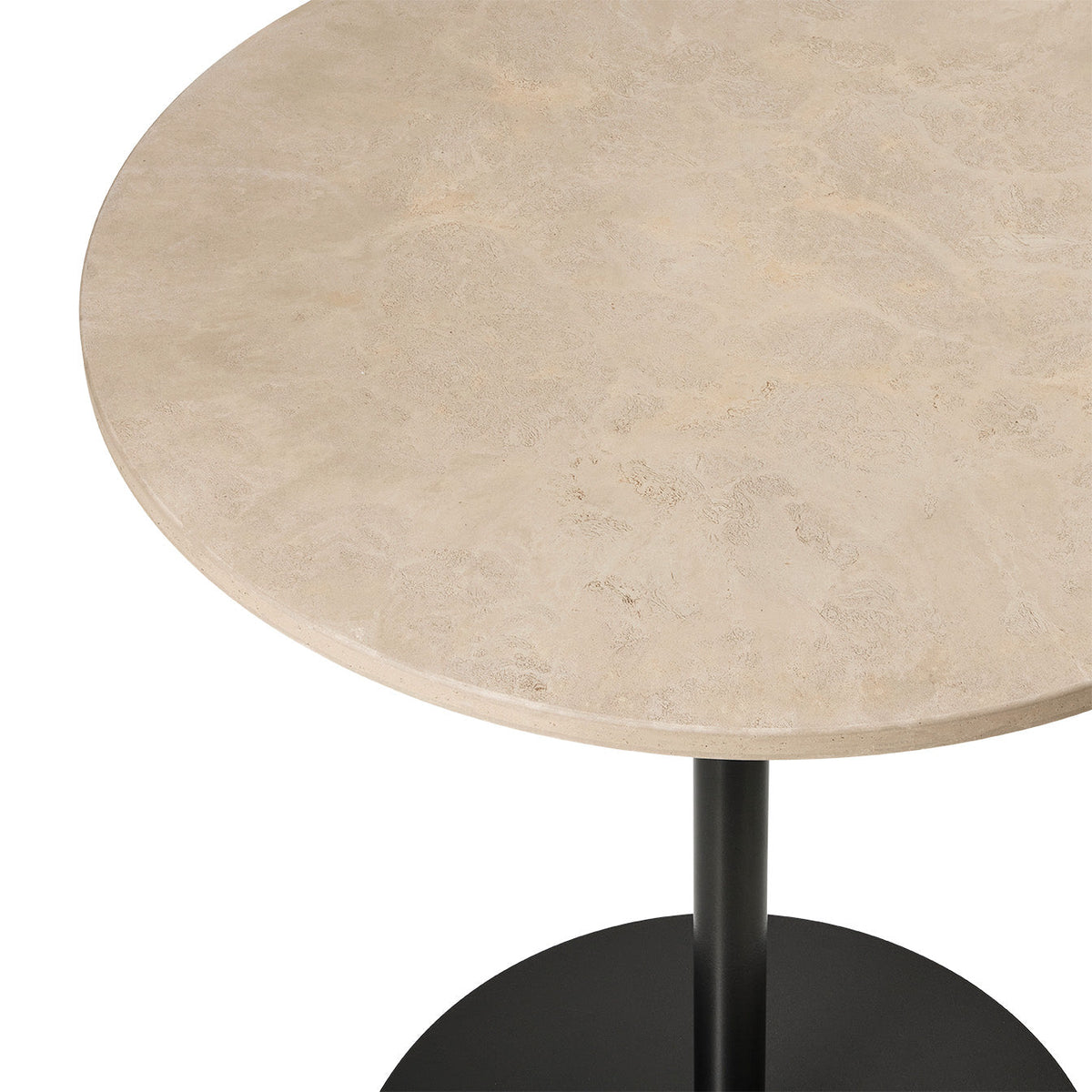 Mater Café Table – Coffee Waste Light – H 71,4 cm – Ø 70 cm – Materialdetail