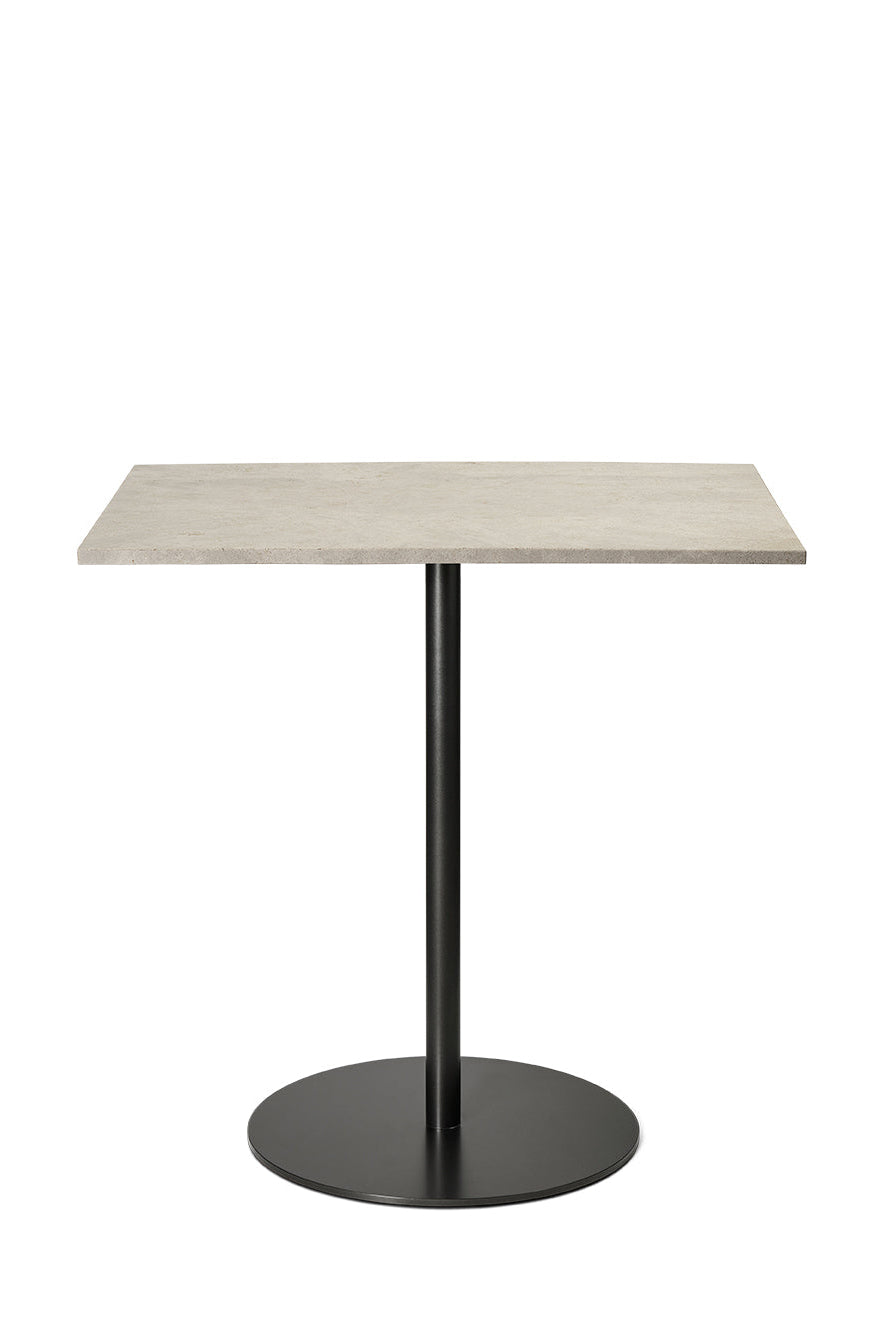Mater Café Table – Wood Waste Grey – H 71,6 cm – 60 x 70cm – Gesamtansicht